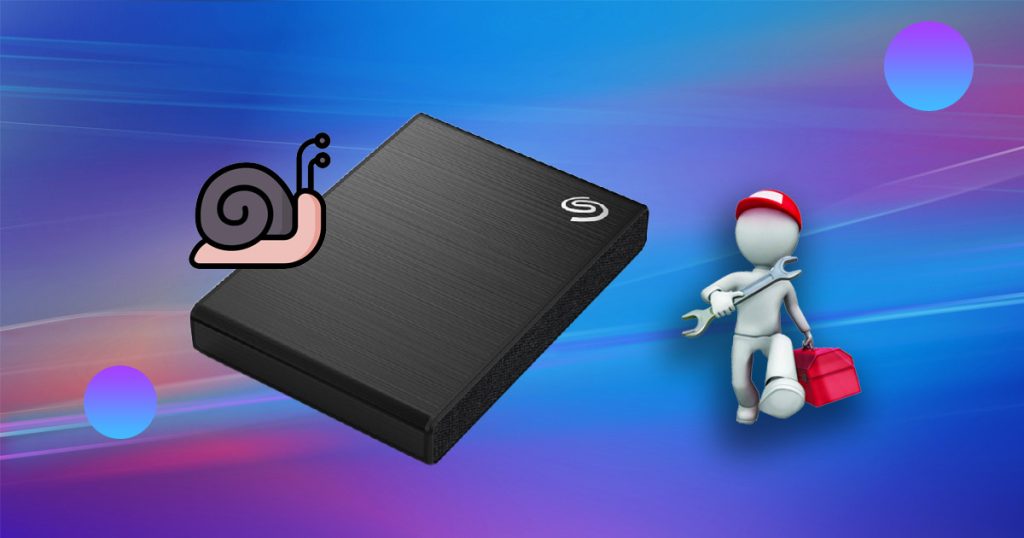 어떻게 Seagate 외장 하드디스크의 읽기 속도가 느려지는 것을 복구합니까