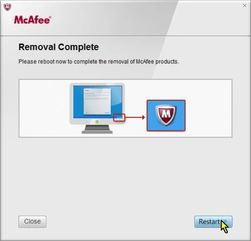 重新安裝mcafee